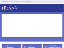 Tablet Screenshot of bangsproperties.com